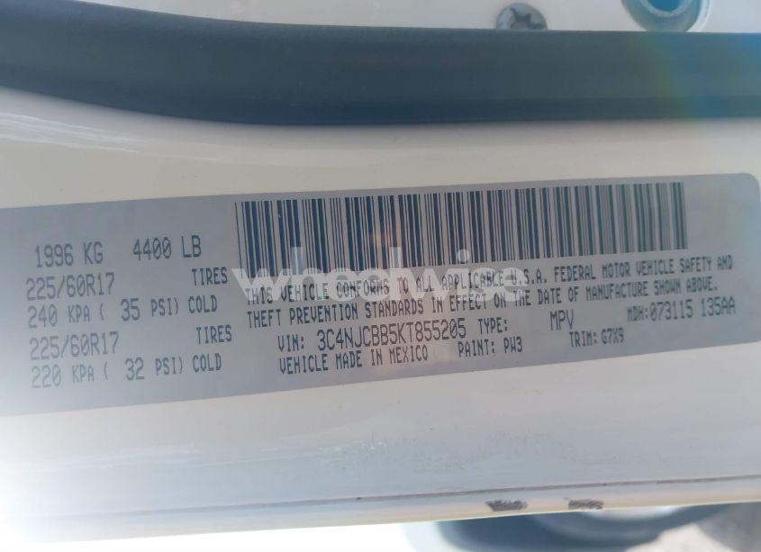 Photo 9 of 2019 Jeep Compass LATITUDE FWD (VIN 3C4NJCBB5KT855205)