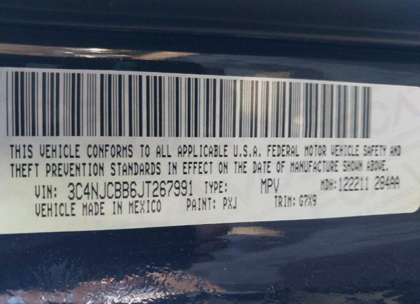 Photo 9 of 2018 Jeep Compass LATITUDE FWD (VIN 3C4NJCBB6JT267991)