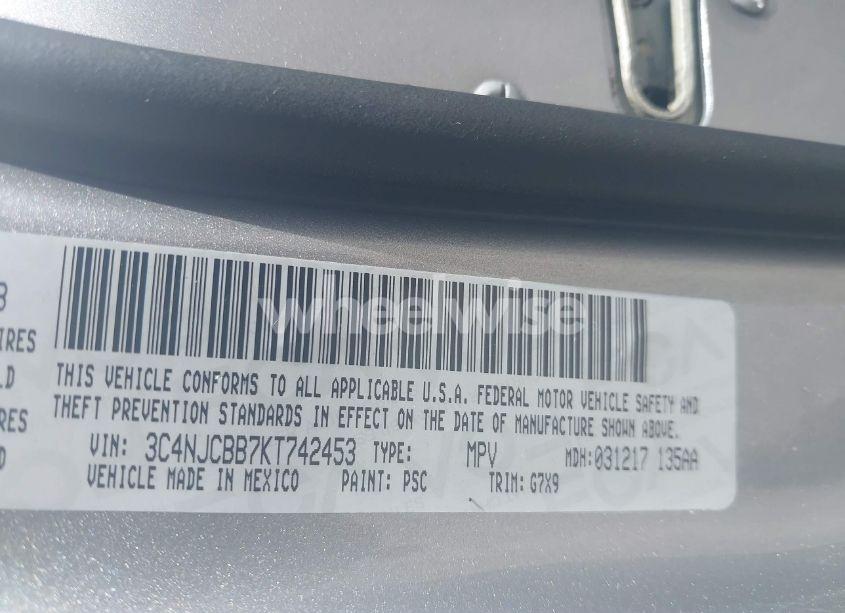 Photo 9 of 2019 Jeep Compass LATITUDE FWD (VIN 3C4NJCBB7KT742453)