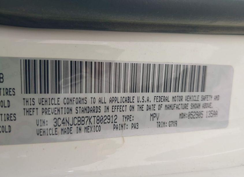 Photo 9 of 2019 Jeep Compass LATITUDE FWD (VIN 3C4NJCBB7KT802912)