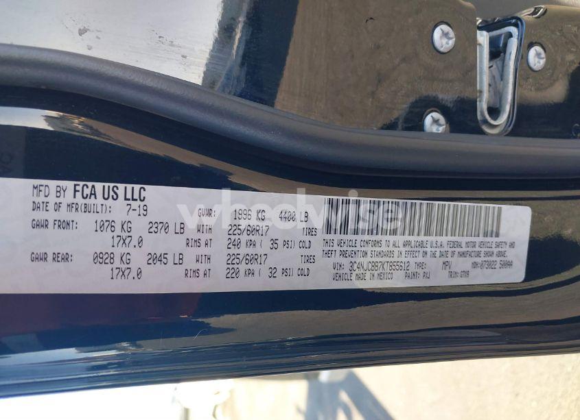 Photo 9 of 2019 Jeep Compass LATITUDE FWD (VIN 3C4NJCBB7KT855612)