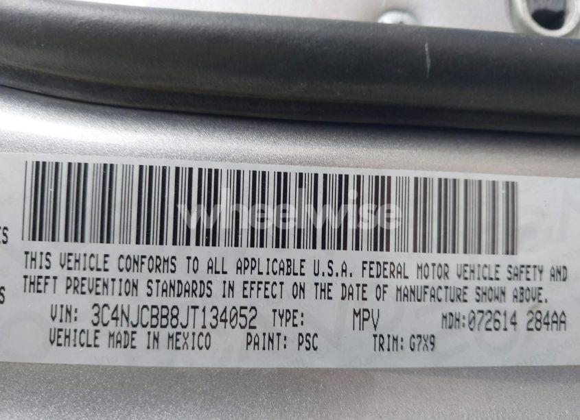 Photo 9 of 2018 Jeep Compass LATITUDE FWD (VIN 3C4NJCBB8JT134052)