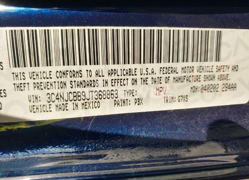 Photo 9 of 2018 Jeep Compass LATITUDE FWD (VIN 3C4NJCBB9JT368863)
