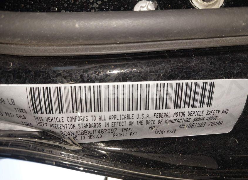 Photo 9 of 2018 Jeep Compass LATITUDE FWD (VIN 3C4NJCBBXJT467997)