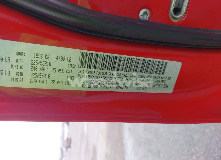 Photo 9 of 2019 Jeep Compass LIMITED FWD (VIN 3C4NJCCB9KT793600)