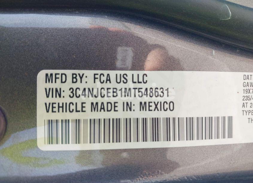 Photo 9 of 2021 Jeep Compass 80TH ANNIVERSARY FWD (VIN 3C4NJCEB1MT548631)