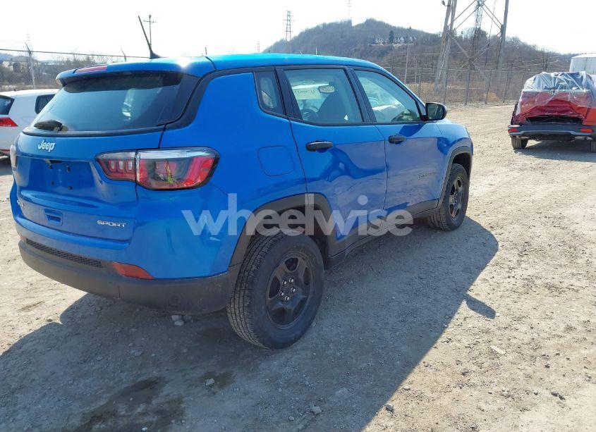 Photo 4 of 2020 Jeep Compass SPORT 4X4 (VIN 3C4NJDAB0LT142611)