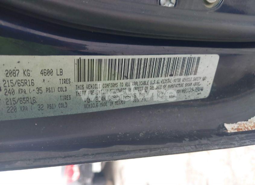 Photo 9 of 2018 Jeep Compass SPORT 4X4 (VIN 3C4NJDAB2JT126746)