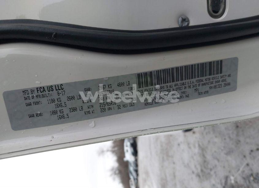 Photo 9 of 2018 Jeep Compass SPORT 4X4 (VIN 3C4NJDAB2JT146754)