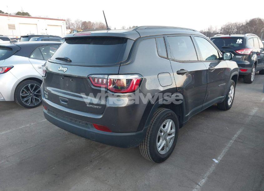 Photo 4 of 2018 Jeep Compass SPORT 4X4 (VIN 3C4NJDAB2JT232677)