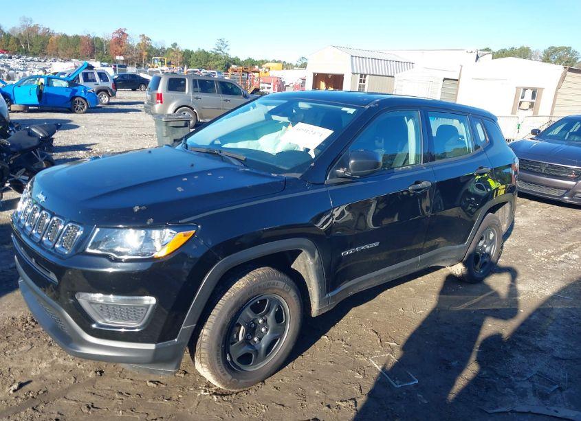 Photo 2 of 2021 Jeep Compass SPORT 4X4 (VIN 3C4NJDAB6MT591826)