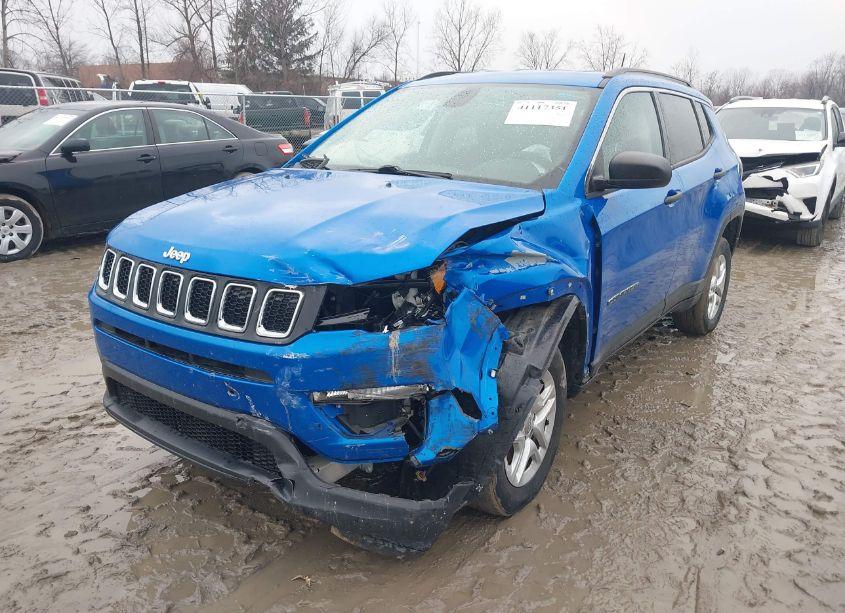 Photo 2 of 2021 Jeep Compass SPORT 4X4 (VIN 3C4NJDAB7MT509912)