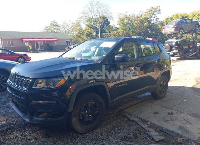 Photo 2 of 2021 Jeep Compass SPORT 4X4 (VIN 3C4NJDAB9MT591500)