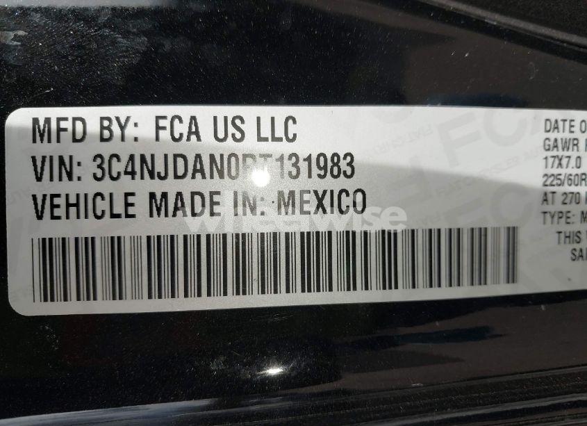 Photo 9 of 2024 Jeep Compass SPORT 4X4 (VIN 3C4NJDAN0RT131983)