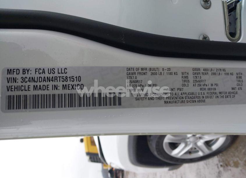 Photo 9 of 2024 Jeep Compass SPORT 4X4 (VIN 3C4NJDAN4RT581510)