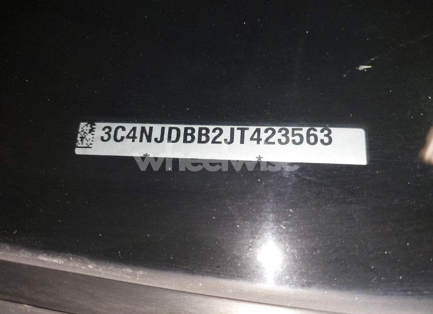 Photo 17 of 2018 Jeep Compass LATITUDE 4X4 (VIN 3C4NJDBB2JT423563)