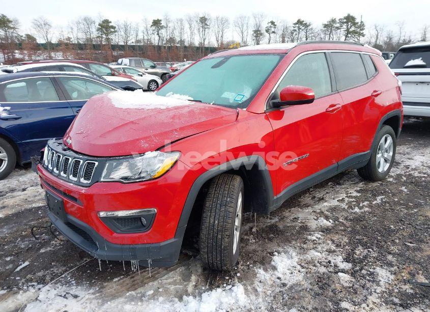 Photo 2 of 2021 Jeep Compass LATITUDE 4X4 (VIN 3C4NJDBB2MT530455)