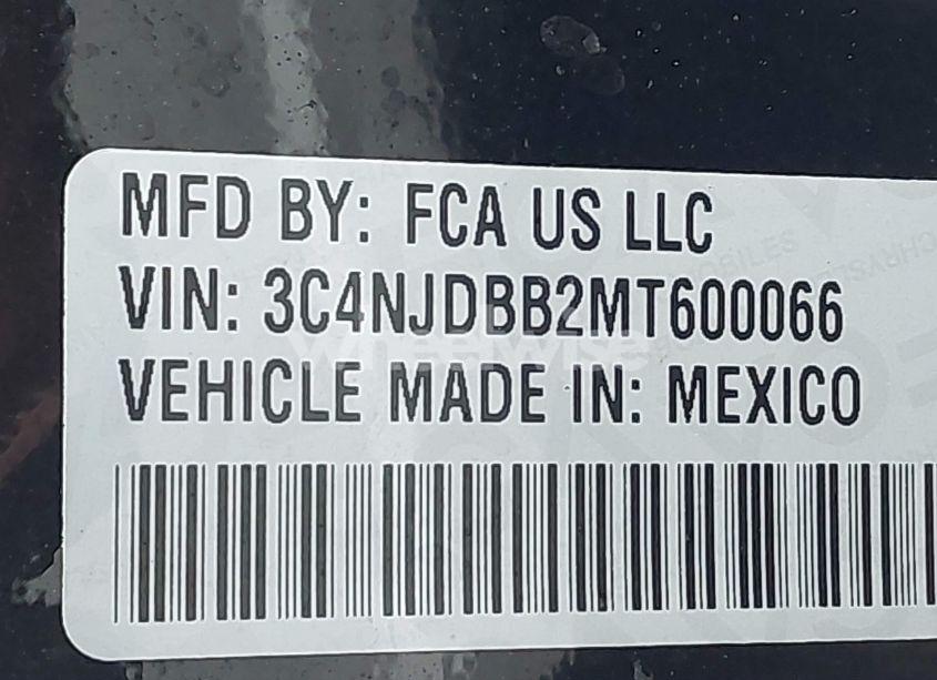 Photo 9 of 2021 Jeep Compass LATITUDE 4X4 (VIN 3C4NJDBB2MT600066)