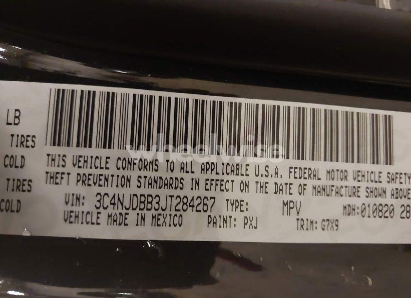 Photo 9 of 2018 Jeep Compass LATITUDE 4X4 (VIN 3C4NJDBB3JT284267)