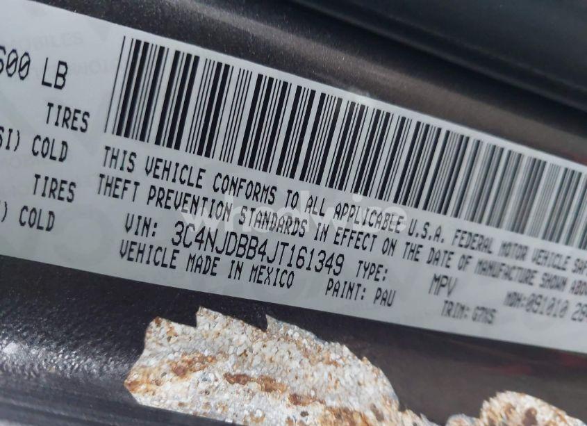 Photo 9 of 2018 Jeep Compass LATITUDE 4X4 (VIN 3C4NJDBB4JT161349)