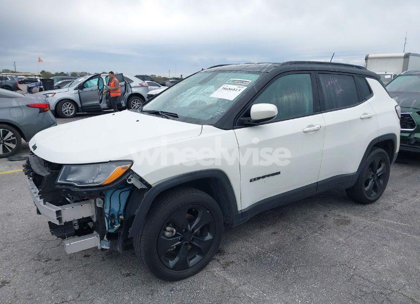 Photo 2 of 2021 Jeep Compass ALTITUDE 4X4 (VIN 3C4NJDBB4MT595694)