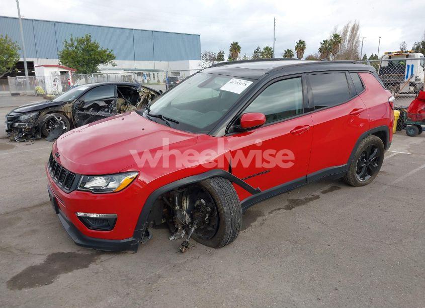 Photo 2 of 2021 Jeep Compass ALTITUDE 4X4 (VIN 3C4NJDBB4MT603079)