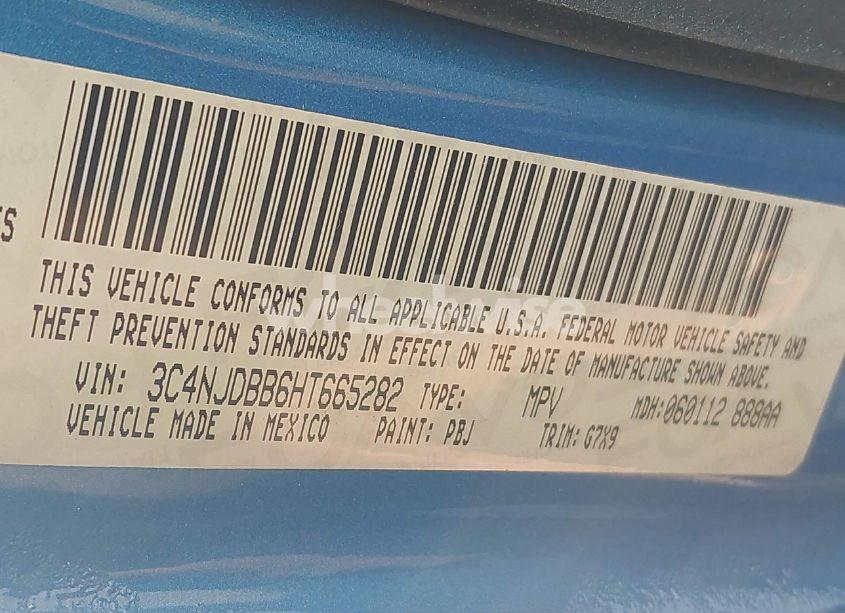 Photo 9 of 2017 Jeep New COMPASS LATITUDE 4X4 (VIN 3C4NJDBB6HT665282)