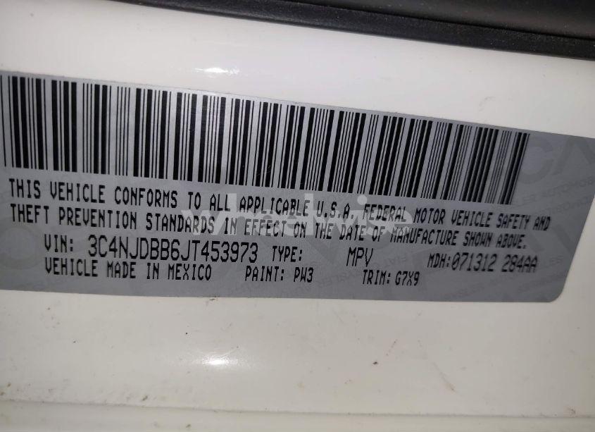 Photo 9 of 2018 Jeep Compass ALTITUDE 4X4 (VIN 3C4NJDBB6JT453973)