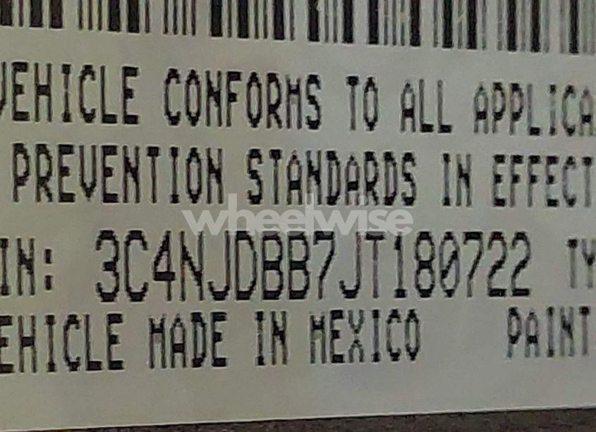 Photo 9 of 2018 Jeep Compass LATITUDE 4X4 (VIN 3C4NJDBB7JT180722)