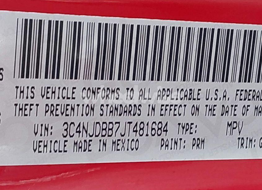 Photo 9 of 2018 Jeep Compass LATITUDE 4X4 (VIN 3C4NJDBB7JT481684)