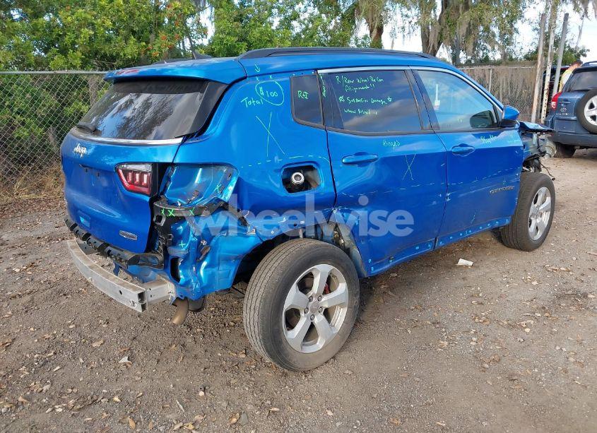 Photo 4 of 2020 Jeep Compass LATITUDE 4X4 (VIN 3C4NJDBB7LT241005)