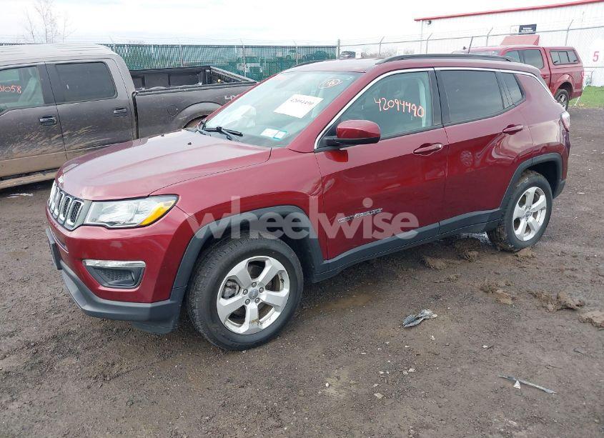 Photo 2 of 2021 Jeep Compass LATITUDE 4X4 (VIN 3C4NJDBB8MT530329)