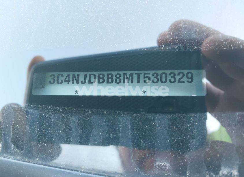 Photo 9 of 2021 Jeep Compass LATITUDE 4X4 (VIN 3C4NJDBB8MT530329)