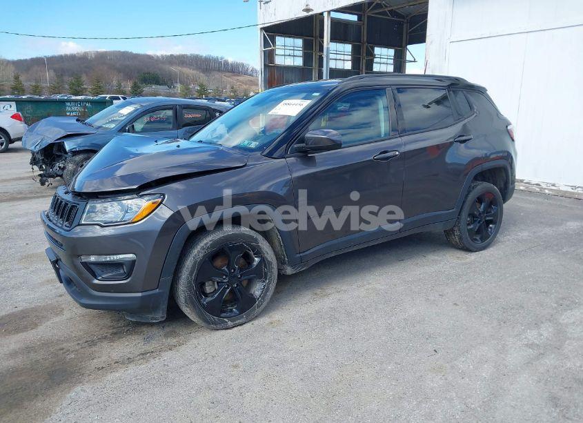 Photo 2 of 2021 Jeep Compass ALTITUDE 4X4 (VIN 3C4NJDBB8MT554646)