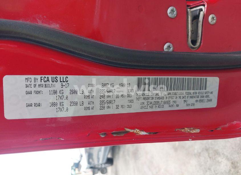 Photo 9 of 2018 Jeep Compass LATITUDE 4X4 (VIN 3C4NJDBB9JT160925)