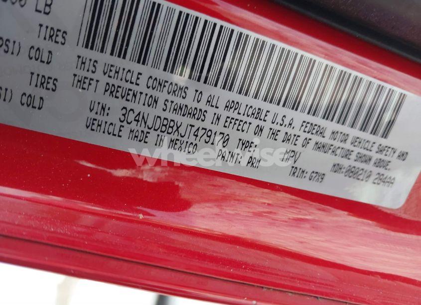 Photo 9 of 2018 Jeep Compass LATITUDE 4X4 (VIN 3C4NJDBBXJT479170)