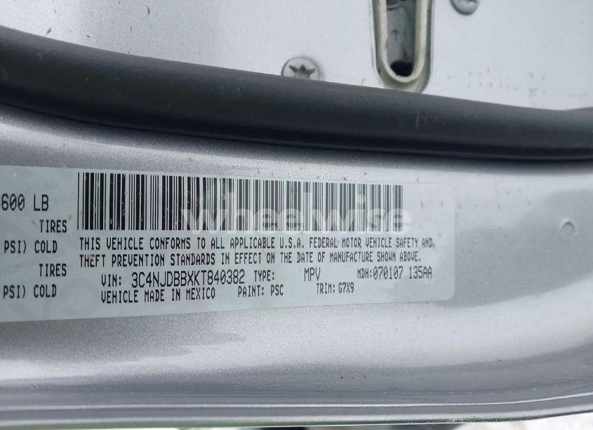 Photo 9 of 2019 Jeep Compass ALTITUDE 4X4 (VIN 3C4NJDBBXKT840382)