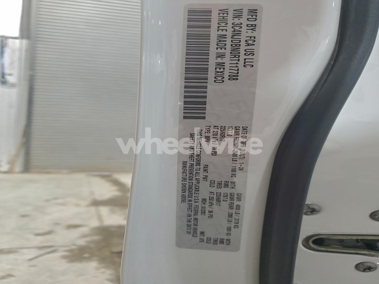 Photo 13 of 2024 JEEP COMPASS LATITUDE N/A (VIN 3C4NJDBN0RT117788)