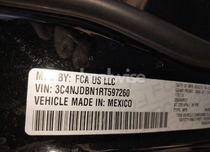 Photo 9 of 2024 Jeep Compass LATITUDE 4X4 (VIN 3C4NJDBN1RT597260)