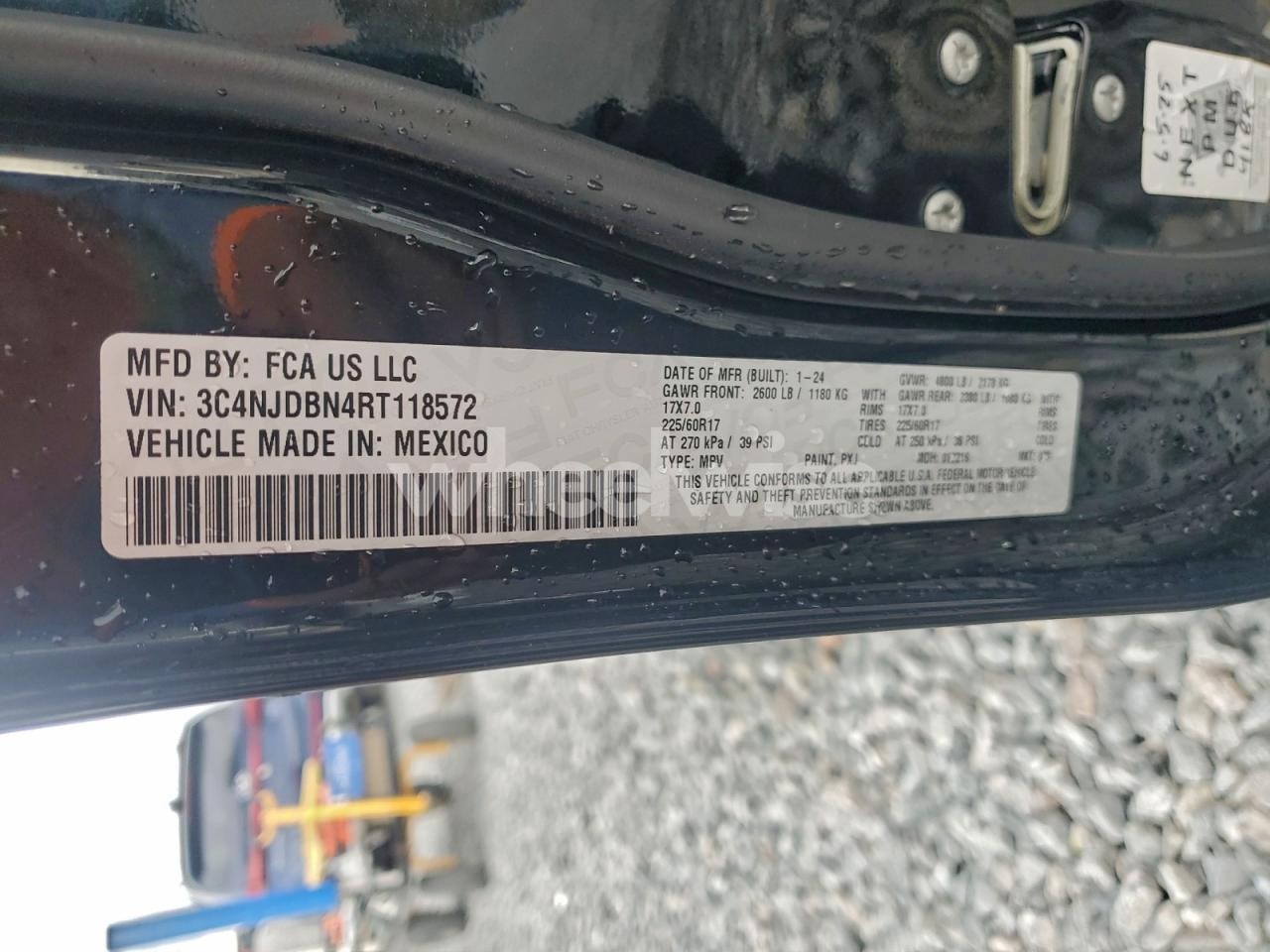 Photo 14 of 2024 JEEP COMPASS LATITUDE (VIN 3C4NJDBN4RT118572)