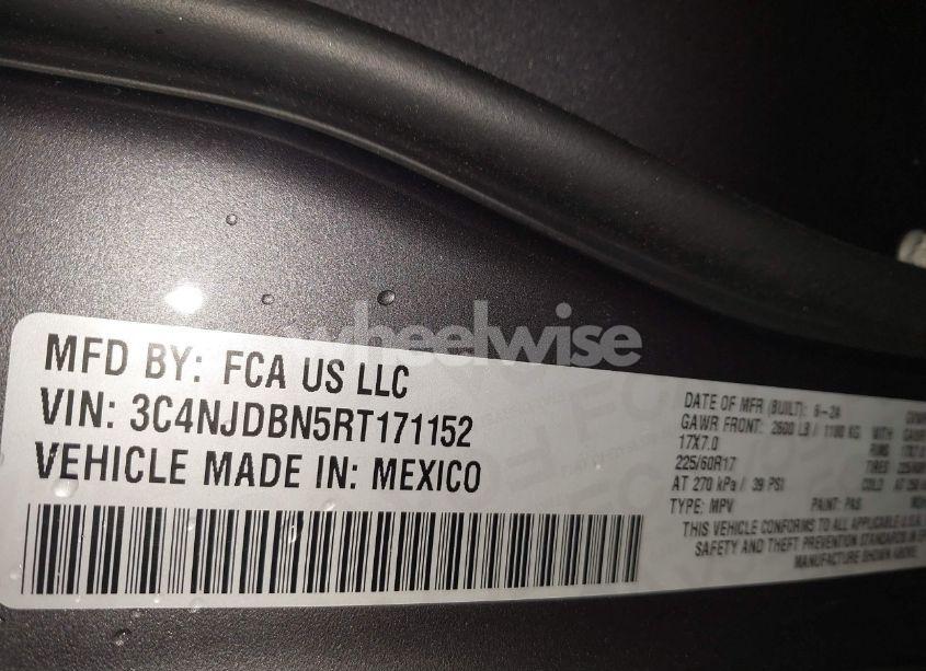 Photo 9 of 2024 Jeep Compass LATITUDE 4X4 (VIN 3C4NJDBN5RT171152)