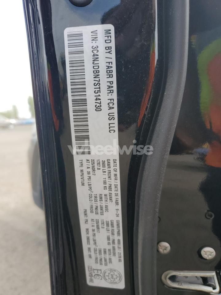 Photo 12 of 2025 JEEP COMPASS LATITUDE (VIN 3C4NJDBN7ST514730)