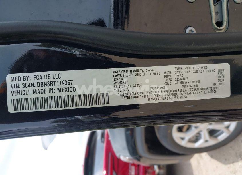 Photo 9 of 2024 Jeep Compass LATITUDE 4X4 (VIN 3C4NJDBN8RT119367)