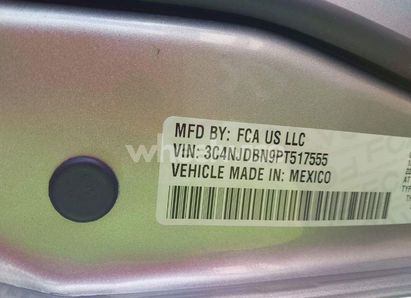 Photo 9 of 2023 Jeep Compass ALTITUDE 4X4 (VIN 3C4NJDBN9PT517555)