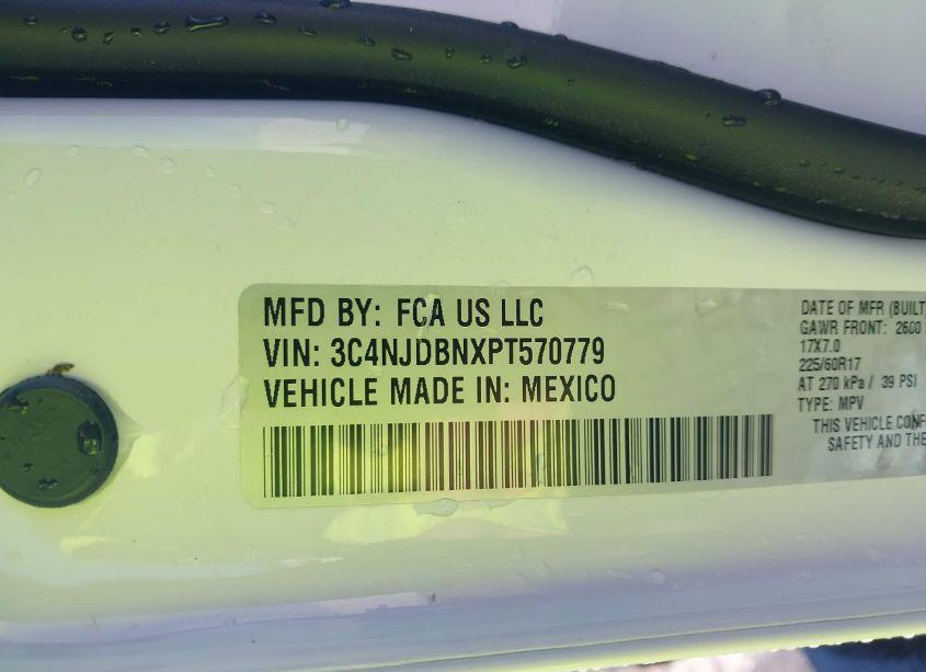 Photo 9 of 2023 Jeep Compass LATITUDE 4X4 (VIN 3C4NJDBNXPT570779)