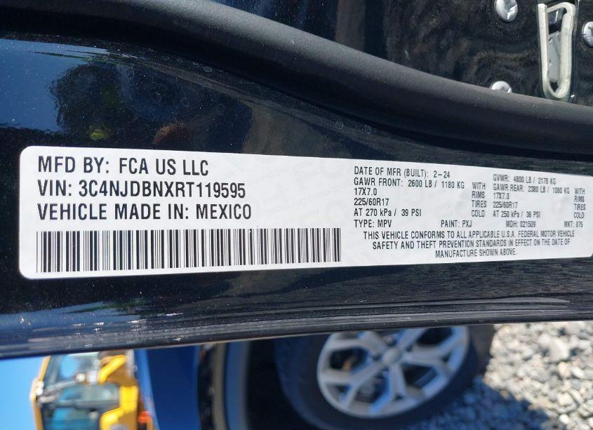 Photo 9 of 2024 Jeep Compass LATITUDE 4X4 (VIN 3C4NJDBNXRT119595)