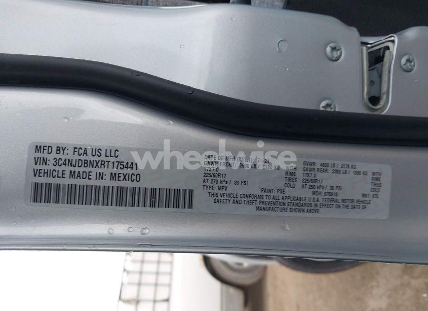 Photo 9 of 2024 Jeep Compass LATITUDE 4X4 (VIN 3C4NJDBNXRT175441)