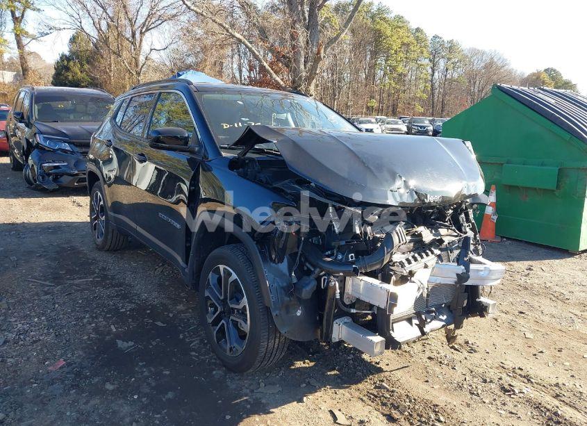 2022 Jeep Compass LIMITED 4X4 (VIN 3C4NJDCB0NT195969) main photo