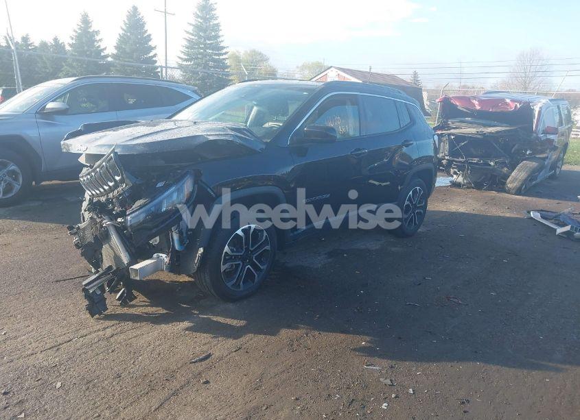 Photo 2 of 2022 Jeep Compass LIMITED 4X4 (VIN 3C4NJDCB0NT197513)