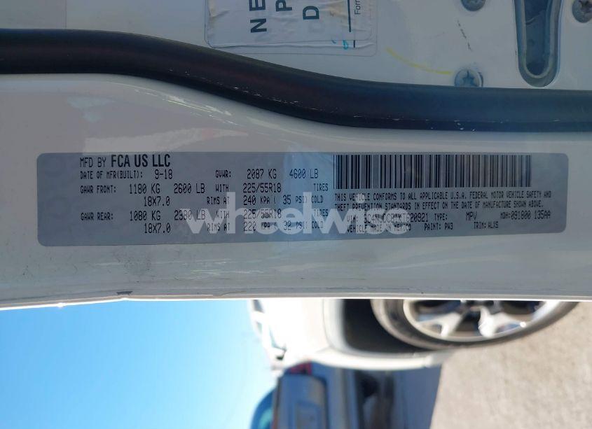 Photo 9 of 2019 Jeep Compass LIMITED 4X4 (VIN 3C4NJDCB1KT620921)